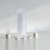 神具セット オブジェ「光のお供え【 水・米・塩 】［地平 付き］」国産 モダン シンプル かわいい ミニ 小型 水 米 塩 コンパクト 神具 セット マンション 賃貸 リビング おしゃれ お供物 お供え物 家庭用 お手軽 神棚 飾り 一式セット 水玉 酒 盛り塩 インテリア小物（雑貨類）【送料無料】