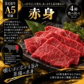 A5黒毛和牛 焼肉セット4種食べ比べ800g 400g×2パック 特選カルビ（三角バラ）・ロース・カルビ・赤身 肉ギフト