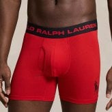 ポロラルフローレン：PERFECT POUCH ボクサーブリーフ (RL2000レッド)[ボクサーパンツ/ 男性下着/ メンズインナー/人気ブランド/おすすめギフト/誕生日プレゼント/メンズファッション]