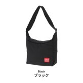 マンハッタンポーテージ ショルダーバッグ スクエア Manhattan Portage メンズ レディース 斜めがけバッグ 軽い A4 大容量 撥水 大きめ 黒 ブラック 多収納 大人 通勤 通学 高校生 ナイロン おしゃれ シンプル カジュアル ベッドスタイショルダーバッグ MP6041 ブランド