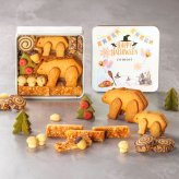 ハロウィン期間限定パッケージ 小さな森のクッキー缶 おしゃれ ギフト 洋菓子 ユニーク 贈答 ありがとう