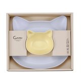 catte Giftbox プレート＆ボウル 2点セット[出産祝い ベビー食器セット 離乳食 食器 おしゃれ お食い初め ギフト 男の子 女の子 赤ちゃん 幼児 プレゼント 子供用 人気 かわいい 割れない 抗菌 BPAフリー 日本製]