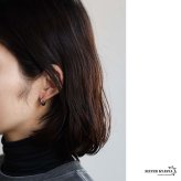 定番 シルバー925 フープピアス シルバーピアス 幅3mm シンプル プレーン 丁度いい太さ ノーマル デイリー セカンドピアス 王道 刻印 片耳1点 メンズ 男性 ユニセックス イヤリング 金属アレルギー対応