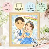 似顔絵 贈り物 ウェルカムボード 名入れ 手描き プレゼント ギフト 結婚式 婚礼 結婚祝い ウェディング ウェルカムボード カップル 新郎 新婦 両親 名入れ 下書き確認 修正無料 似てる かわいい 親孝行 実績多数 一生もの ブライダル 思い出 ウェディング 闘病中の方への励まし バレンタインデー サプライズ カラフル 傘寿祝い 二次会 喜寿祝い 感激 オリジナル