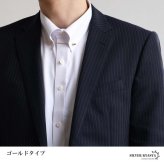 カラーピン カラーバー ピンホール メンズ 2色 ねじ式 スーツ オフィス 紳士 お洒落 シャツ ネクタイ メタリック シンプル ボール クラシカル 男性