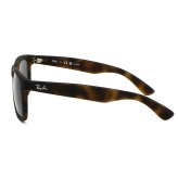レイバン Ray-Ban サングラス ジャスティン ローブリッジフィット UVカット アイウェア ウェリントン スクエア 0RB4165F 865/87 55 メンズ レディース ユニセックス ラバーハバナ+ダークグレーポーラー 海外正規品