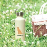 ラブラドールレトリバー かわいい 取っ手付き マグボトル おしゃれ 290ml 保温 保冷 ステンレス 真空 断熱 二重構造 ボトル タンブラー 水筒 マイボトル オリジナル ラブラドールレトリーバ ラブ ラブラドール 犬 ペット 動物 アニマル