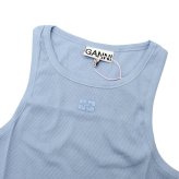 ガニー GANNI トップス タンクトップ T4143-326 ウィメンズ レディース Soft Chambray ライトブルー 海外正規品