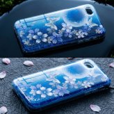 【全機種対応】スマホケース『雨』名入れ 送料無料 和柄 和風 桜 職人 伝統工芸 ハンドメイド ハードケース 手帳型 iPhone 17 Xperia AQUOS Android 各機種対応