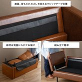 ソファ 座椅子 2人掛け ロー ー Carlos カルロス レザー レザー風 革 皮 合皮 コンパクト I字 2P かっこいい 肘付き アームレスト 組立簡単 リビング 一人暮らし ワンルーム 2人暮らし 幅135 高級感 重厚感
