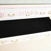 チェスト 引き出し チェストホワイト チェスト木製 チェスト姫系 ロココ調 アンティーク 白 完成品 タンス 幅158cm ROCOCOアントワネット 4段グランデチェスト (ガラス天板付き) ヨーロピアン 輸入家具 ロココ オシャレ 新生活