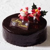 クリスマス 2026 予約 Xmas 人気 かわいい クリスマスケーキ ザッハトルテ チョコレートケーキ 5号 4～6名様用 大人 男性 冷凍