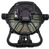 【AC/DC 2WAY】Greenworks 卓上扇風機 ポータブルファン PAG401 24V ハイブリッド DCモーター 5段階風量 360°回転 吊り下げフック アウトドア キャンプ 車中泊 ガレージ ※バッテリー・充電器別売り