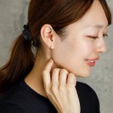【ジュエリーの町 山梨県甲府製】 K18 フープピアス 18金 片耳 2x10mm 日本製 1個売り プレゼント ギフト メンズ レディース 金属アレルギー対応 品質保証書