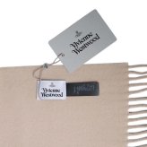 ヴィヴィアンウエストウッド VIVIENNE WESTWOOD マフラー 26-W00Q7-C406-BEIGE レディース メンズ ベージュ