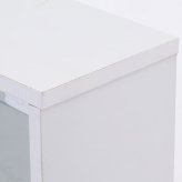 不二貿易 コレクションケース 4段 ロータイプ ガラス棚 収納機能 フィギュア収納に最適 高さ90cm 幅90cm 奥行き29cm 透明ガラス ほこり防止