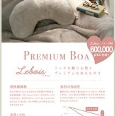 Le bois ルボア 花柄パイピングブランケットS 100×150cm 26AW
