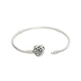 パンドラ PANDORA Family Tree Heart Clasp Snake Chain Braceletアクセサリーブレスレット 598827c01-17 レディースシルバー