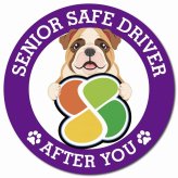 カーサイン 高齢者マーク SENIOR SAFE DRIVER ブルドッグ マグネット 強力 直径13cm 肉球 日本製 車 ステッカー