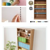 収納家具 ラック 1cmピッチ 薄型 大容量 文庫本 幅60 本棚 リビング収納 木製 本収納 コミック CD DVD