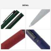 【公式】HUGO BOSS ヒューゴボス ボールペン LOOP MATT ループマット 高級 筆記具 ブランド ギフト プレゼント 大人 ビジネス メンズ レディース オフィス 人気 お祝い 油性 グレー ブルー レッド グリーン ドイツ 名入れ無料 ラッピング無料 HSG4634K HSG4634N HSG4634R HSG4634T