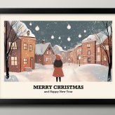 日本製 メリー クリスマス Xmas Christmas サンタクロース ビンテージイラスト A3 サイズ ポスター アート おしゃれ 絵画 インテリア 北欧 イラスト マット紙 艶消し アートパネル 額 フレーム デザイン 壁掛け ギフト 新築祝い ディスプレイ  速達 送料無料