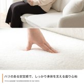 ソファ 座椅子 フラフィー ー ブークレ生地 2人掛け 二人 2P 2人用 ロー フロア I字 もこもこ ミニクッション付き 可愛い かわいい 低め 弾力 脚付き 1人暮らし ワンルーム コンパクト 小さめ 高級感