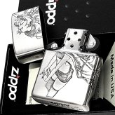 ZIPPO ライター アニメ よふかしのうた Season2 七草ナズナB ジッポー シルバー エッチング彫刻 両面加工 可愛い キャラクター かわいい メンズ レディース ギフト プレゼント