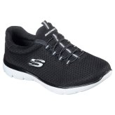 スケッチャーズ レディース スリッポン スニーカー 靴 サミッツ SKECHERS Summits 12980 軽量 ノーマル幅 ひもゴム メモリーフォームインソール