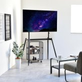 イーゼルテレビスタンド Ease ONTV0291 壁寄せテレビスタンド 高さ調節可能 穴あけ不要 テレビボード シンプルスタイル モダン 32v型～75v型 重量 最大 40kg VESA規格 100×100～660×400mm 新生活