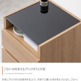 サイドテーブル 新生活 ガラス天板付き ナイトテーブル幅35cm 2色展開 ナチュラル ブラウン 収納家具リビング 寝室 子供部屋 チェストシンプル おしゃれ モダン オフィス北欧風 韓国風 インテリア家具 ミニテーブル 机 テーブル用 新築祝い 引越し祝い