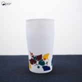 【誕生日・父の日】Qpor 凍るビアカップ 麗和 5種 凍るうつわ 九谷焼 冷却タンブラー 保冷 ビールグラス 日本の伝統柄 ギフト 結工房