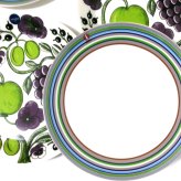 北欧ブランド食器セット　アラビアARABIAパラティッシ　パープル、イッタラiittala  オリゴorigo  ベージュ   プレートペア【食器セット　贈答　プレゼント　お祝い　花柄】【御結婚御祝・内祝・新築御祝・還暦御祝・御礼・寿・ギフト包装可能】