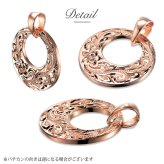 ゴールド ネックレス ハワイアンジュエリー ネックレス ゴールド ピンクゴールド ネックレス 刻印 無料 誕生石入れ可 フルムーン・ラウンド ・満月 14K K14 K10カットあずきチェーン太さ0.9mm ギフトラッピング可能 プレゼント ハロウィン 【品番：CG-GP120R-228SDC4】