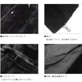 プラクト ウィーゼル コート シルバーフォックス トリミング 毛皮 ファー リアルファー ファーコート 品格 上品 秋 冬 母 女性 ギフト プレゼント 7F (103879r)