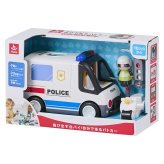 誕生日プレゼント Hola Toys オラトイズ 飛び出す白バイ 自分で走る パトカー 警察 おもちゃ はたらく車 働く車 乗り物 サイレン 音が鳴る 光る メロディ 70種類以上の音 自動走行 ごっこ遊び 信号機 人形付き 知育玩具 1歳半 18カ月 2歳 3歳 男の子 女の子 お祝い ギフト