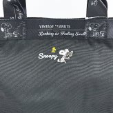スヌーピー ランチトートバッグ (ブラック)  ルートート ROOTOTE SNOOPY 送料込み