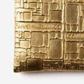 コムデギャルソン COMME DES GARCONS EMBOSSED LOGOTYPE エンボスロゴタイプ HALF ZIP WALLET ハーフジップ ウォレット SA3100EG ミニ財布 L字ファスナー コインケース ユニセックス 財布