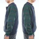トミーヒルフィガー ゴルフ メンズ ノーカラー 中綿ベスト TOMMY HILFIGER THMA674 2026年秋冬モデル お誕生日祝い お祝い 記念品 お父さん 父の日 彼氏 男性 30代 40代 50代 60代  還暦祝い 敬老の日 人気プレゼント プレゼント