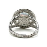 ヴィヴィアンウエストウッド Vivienne Westwood リング 指輪 オーブ アクセサリー シルバー925 6404017K-01P475 EABHA RING メンズ レディース ユニセックス プラチナ+ブルーグレー S