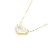 【無料ラッピング】  ヨンドシー 4℃ Spring Collection K10イエローゴールド ネックレス ホワイトトパーズ ブランド 正規品 新品 ギフト プレゼント 人気 おすすめ 誕生日 クリスマス 送料無料