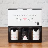 敬老の日【送料無料】日本酒 にゃん酒　ネコ派に贈る日本酒 にゃん酒 ねこ社員3匹セット300ml3本佐々木佐々木酒造　ラッピング 熨斗 送料無料(北海道、沖縄を除く)