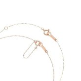 【無料ラッピング】  ヨンドシー 4℃ 1月誕生石 K10ピンクゴールド ネックレス ガーネット ホワイトトパーズ ブランド 正規品 新品 ギフト プレゼント 人気 おすすめ 誕生日 記念日 クリスマス 送料無料