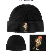 2026 最新 ポロ ラルフローレン ニット帽 メンズ レディース ブランド POLO RALPH LAUREN くま ベア ロゴ 無地 PC1648 黒 緑 帽子 選べるモデル