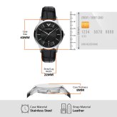 エンポリオアルマーニ EMPORIO ARMANI 腕時計 メンズ レザー AR11826【2026 新作】