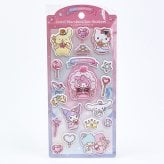 サンリオキャラクターズ ジュエルマシュマロシール 集合 (スパークルジュエル) 文具 Sanrio