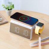  ワイヤレス充電クロック（アップルウォッチ対応） 6205  内祝 内祝い お祝 御祝 記念品 出産内祝い プレゼント 快気祝い 粗供養 引出物