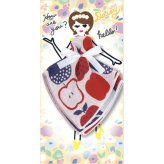 【直送】フローラルシスターズ 3重ガーゼハンカチ デイジー 赤青りんご [26-0151-220] PCFS-R903 今治タオルブランド認定 日本製 綿100% ガーゼハンカチ ミニタオル 吸水 ギフト 贈り物 内祝い お返し プレゼント