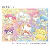 ジグソーパズル サンリオキャラクターズ キラキラおやつタイム 600ピース 53x38cm 600-028 大人 子供 知育 室内遊び プレゼント ギフト キャラクター グッズ サンリオ正規ライセンス品