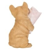 置物 woobia ウービア 犬 フレブル ブーケを持つフレンチブルドッグ 一輪挿し 高さ19cm 花器 リアル 本物そっくり イギリス生まれ 職人手彩色 縁起物 戌年 玄関 インテリア 新築祝い 引っ越し祝い 開店祝い 出産祝い 誕生日 お祝い ギフト プレゼント 犬好き フレンチブルドッグ好き